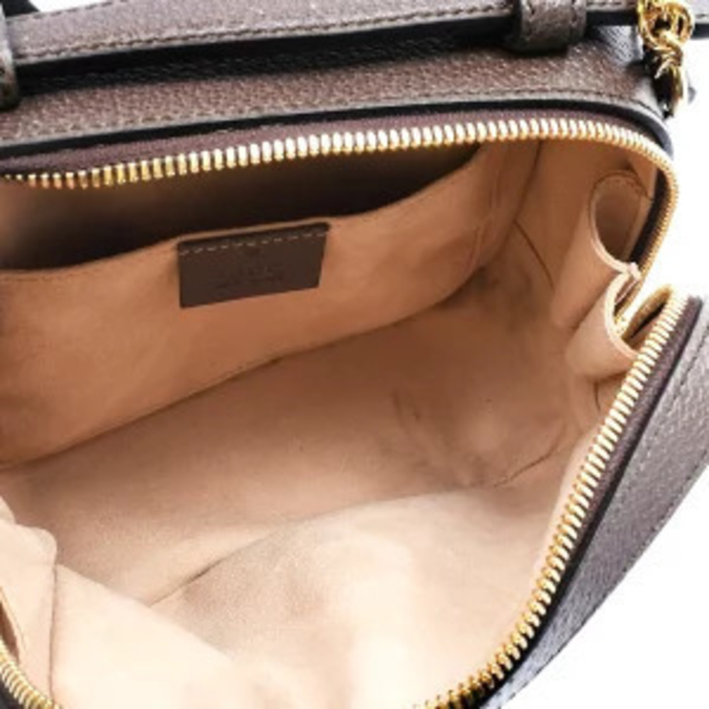 Gucci GG Brown Bag Shoulder Beige Canvas Supreme - Picture 5 of 9